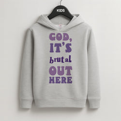 Brutal - Olivia Kids Grey Hoodie