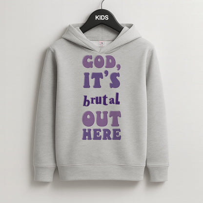 Brutal - Olivia Kids Grey Hoodie