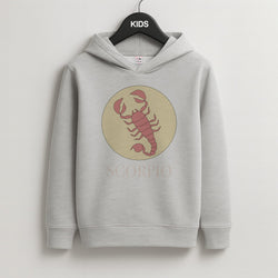 Scorpio - Tarot Cards Kids Grey Hoodie