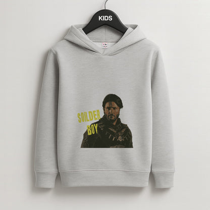 Soldier Boy Kids Grey Hoodie