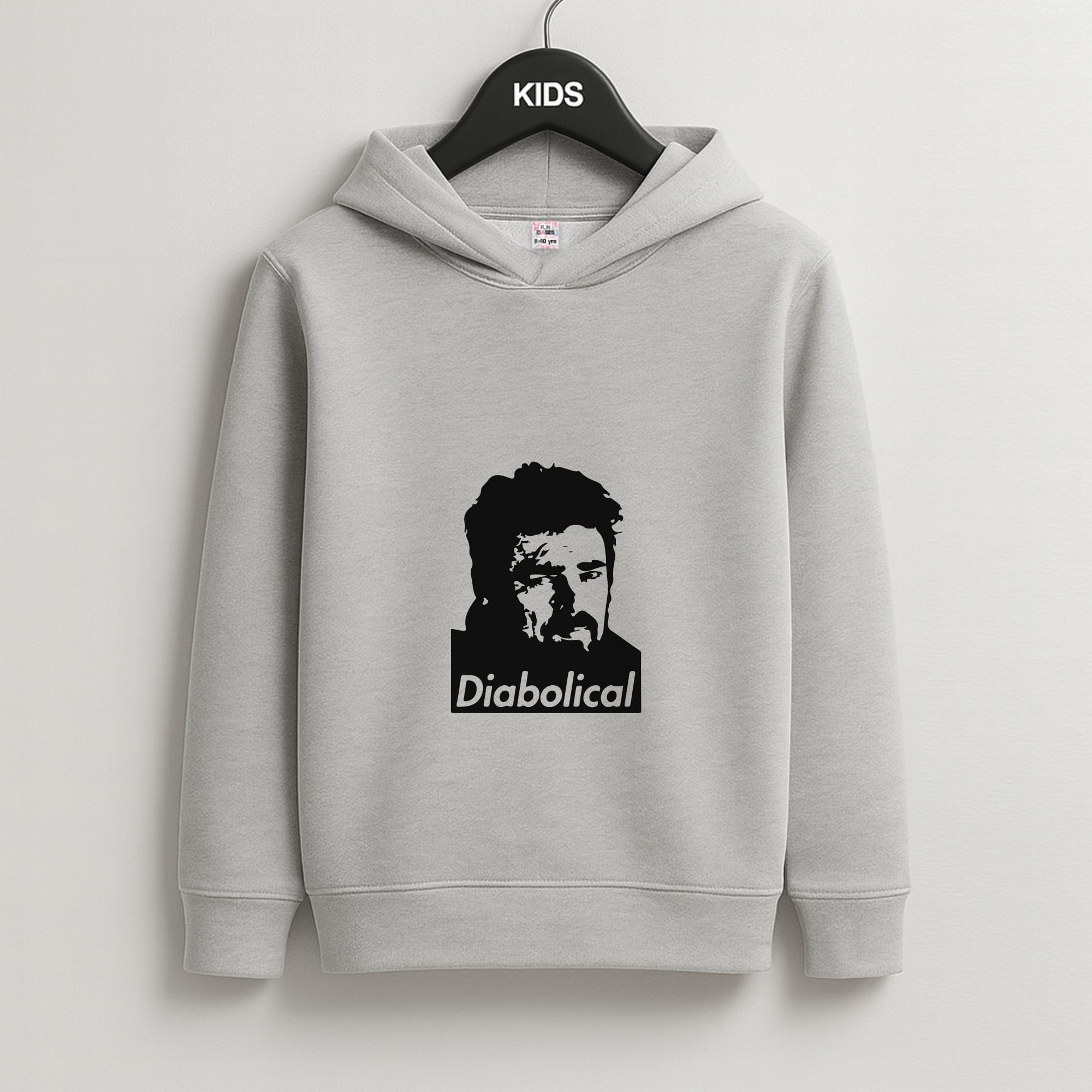 Diabolical Kids Grey Hoodie