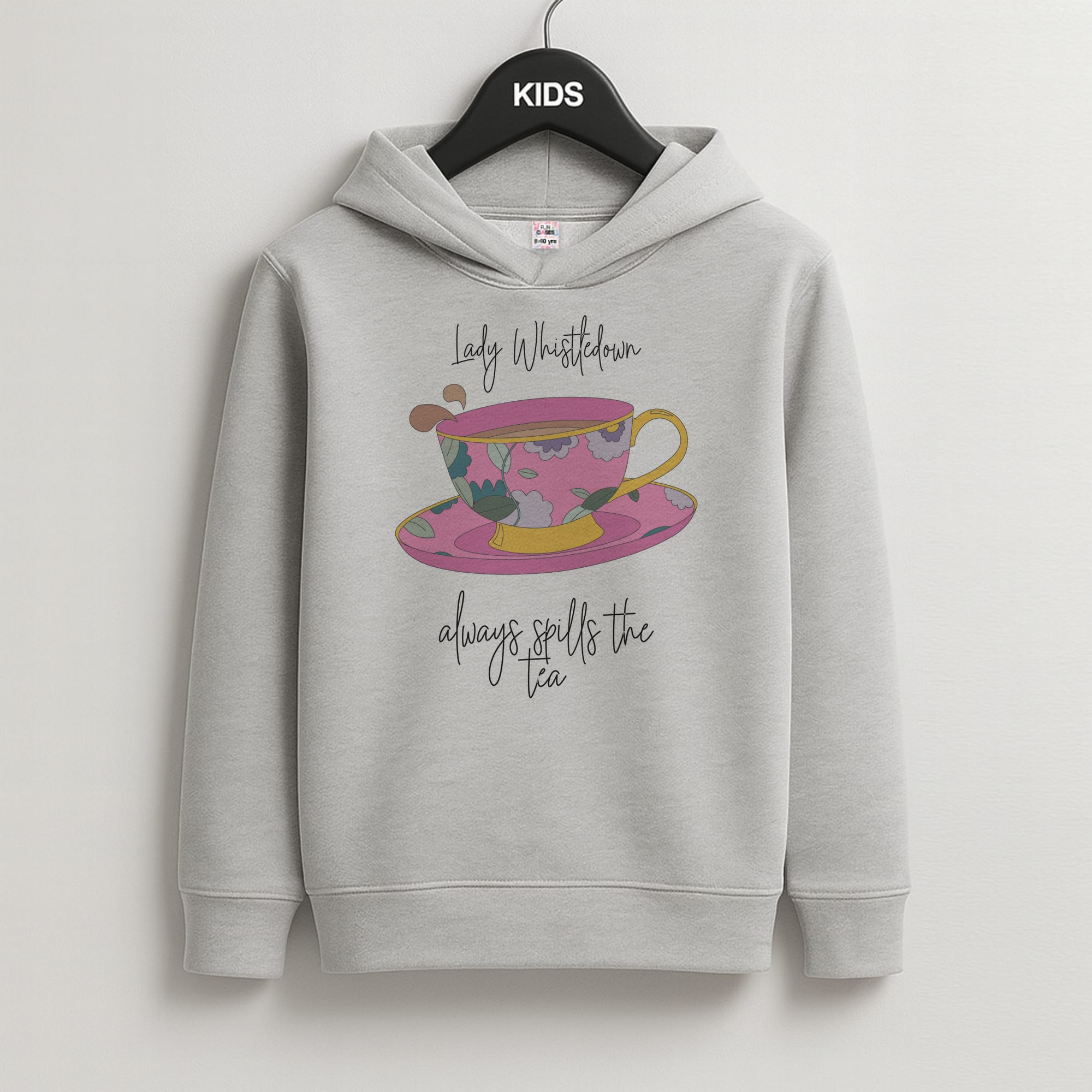 Lady Whistledown Kids Grey Hoodie