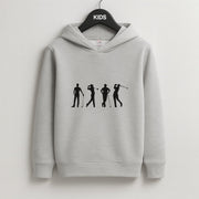 Golf Silhouettes Kids Hoodie 2