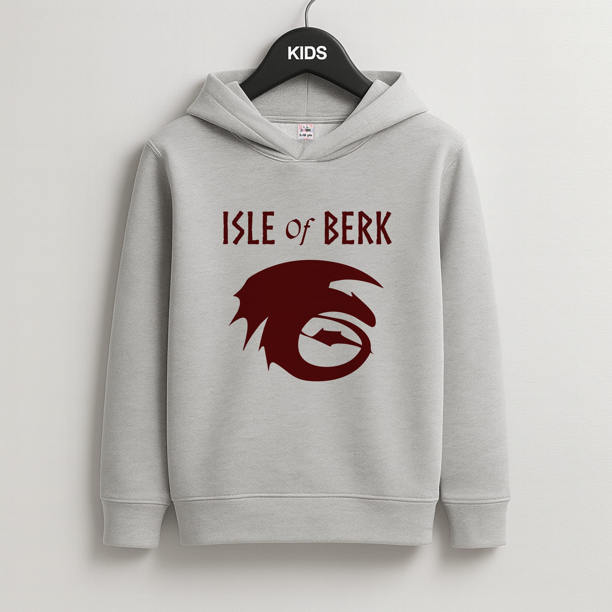 Isle Of Berk Kids Grey Hoodie