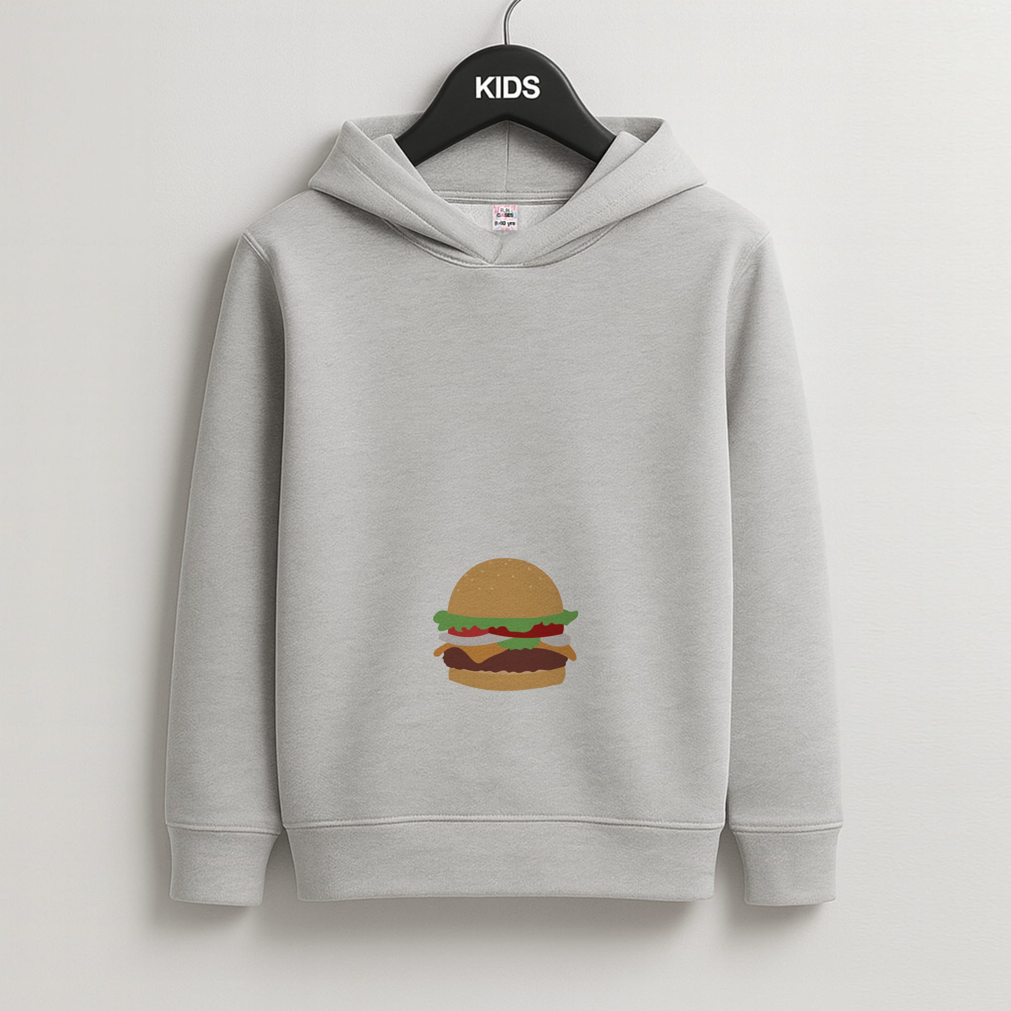 Krabby Patty Kids Grey Hoodie