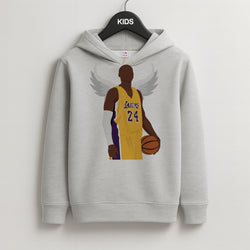 Kobe with wings - Basketball Kids Hoodie