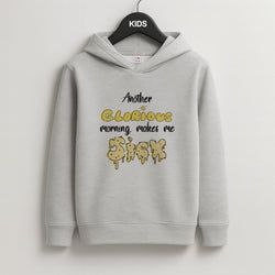 Another Glorious Morning Makes Me Sick - Hocus Halloween Kids Grey Hoodie