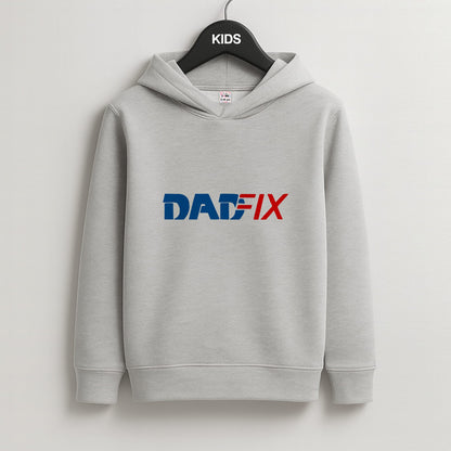 DadFix - Father's Day Kids Grey Hoodie