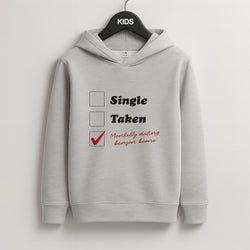 Mentally Dating Benson Kids Grey Hoodie