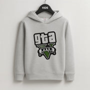 Green Five - Video Game Kids Hoodie 2