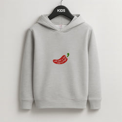 I Feel God In This Chilli's Tonight Kids Grey Hoodie