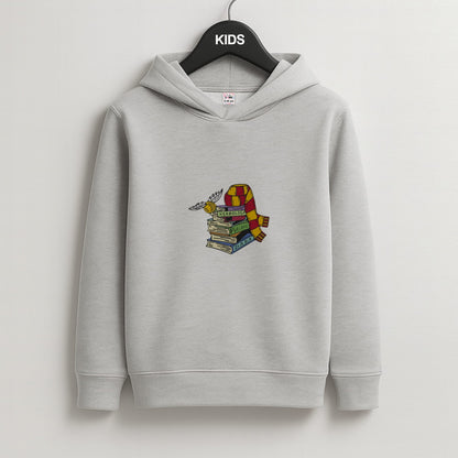 Book Stack Kids Grey Hoodie