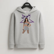 Dark Purple Olivia Kids Hoodie 2