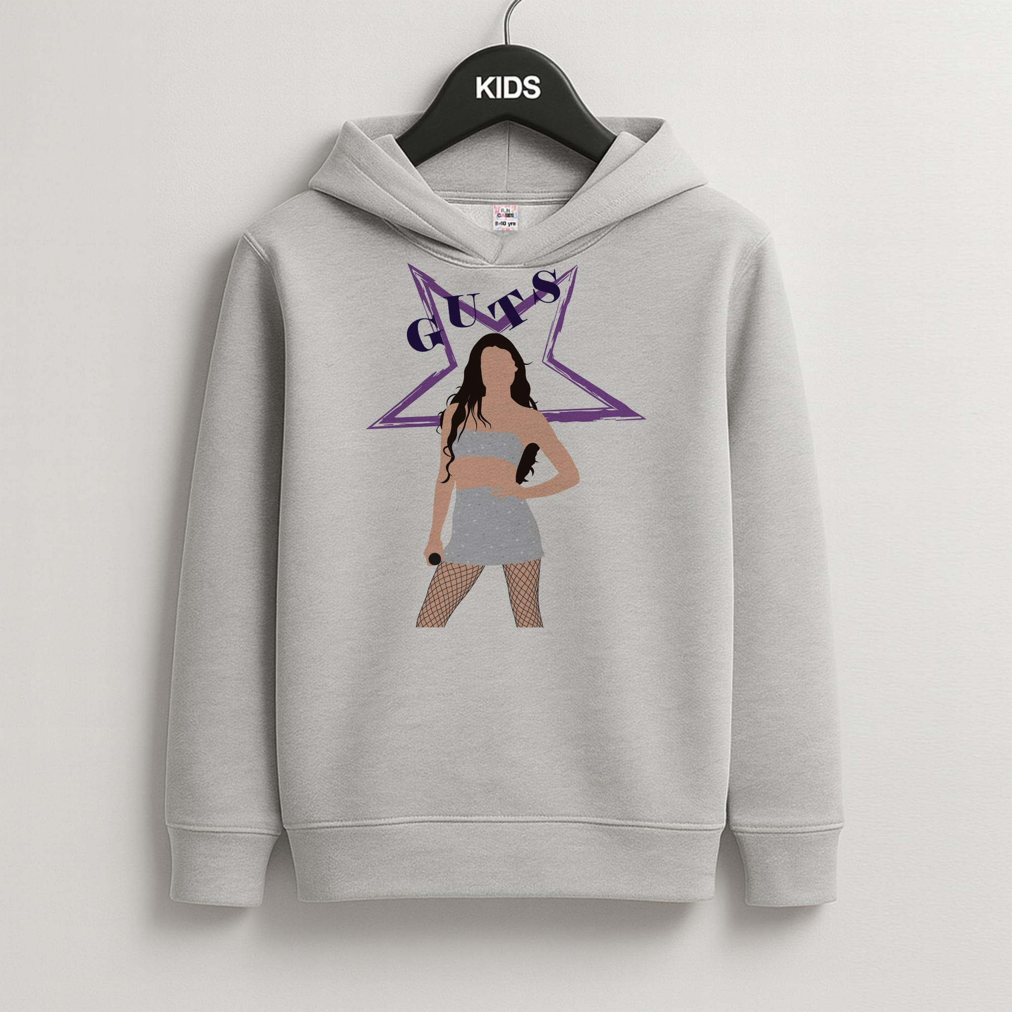 Dark Purple Olivia Kids Hoodie