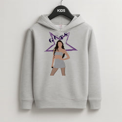 Dark Purple Olivia Kids Hoodie