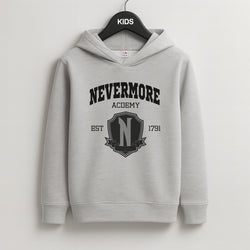 Addams Academy Gray Kids Grey Hoodie