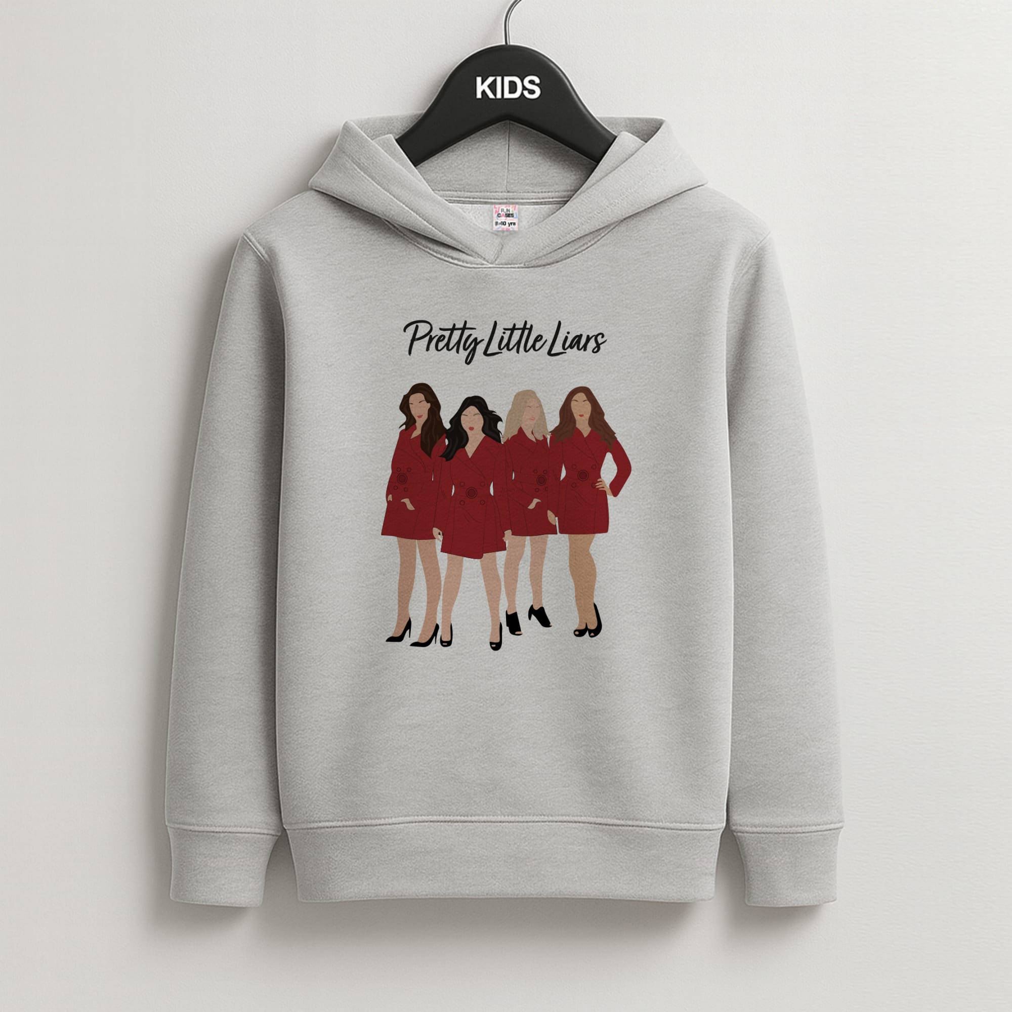 Girls - PLL Kids Grey Hoodie