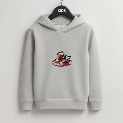 Jordans - Basketball Kids Grey Hoodie