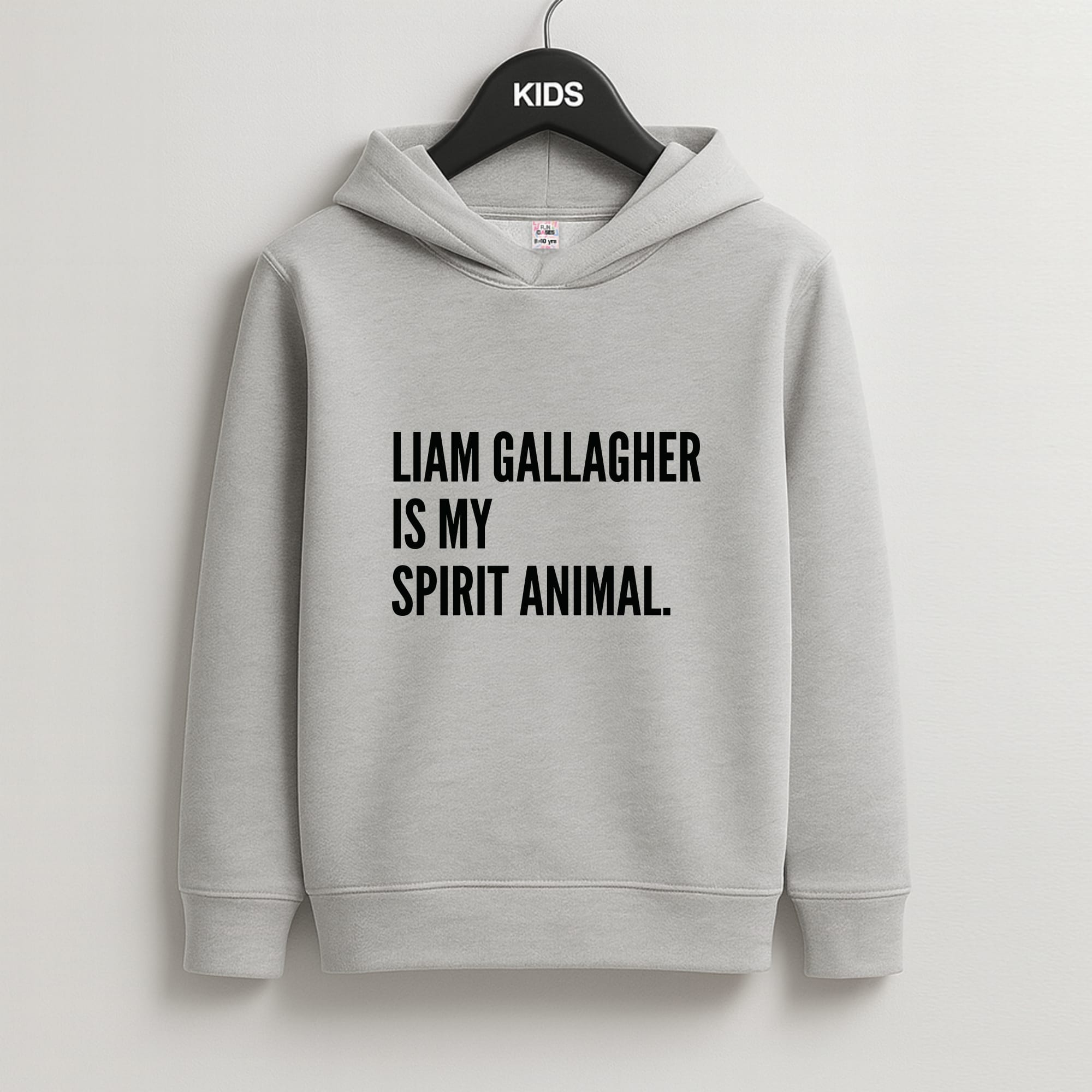 Liam Is My Spirit Animal Kids Grey Hoodie