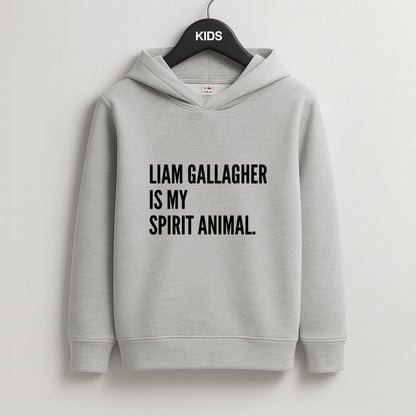 Liam Is My Spirit Animal Kids Grey Hoodie