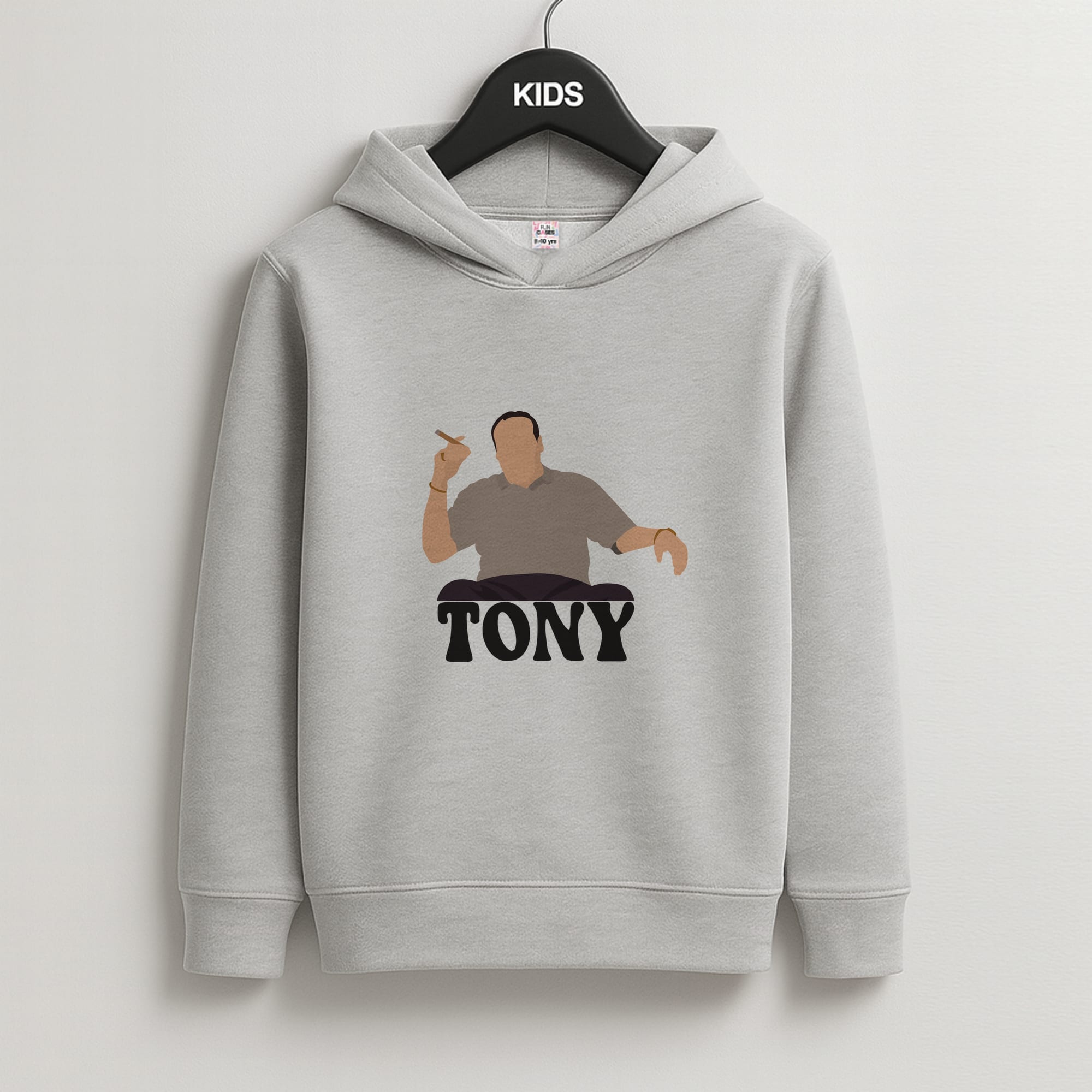 Tony Kids Grey Hoodie