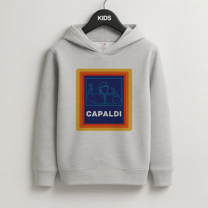 Capaldi  Kids Grey Hoodie