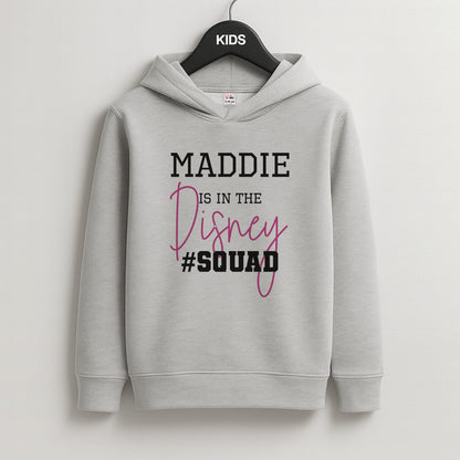 Fairytale Squad - Personalised Fairytale Kids Grey Hoodie
