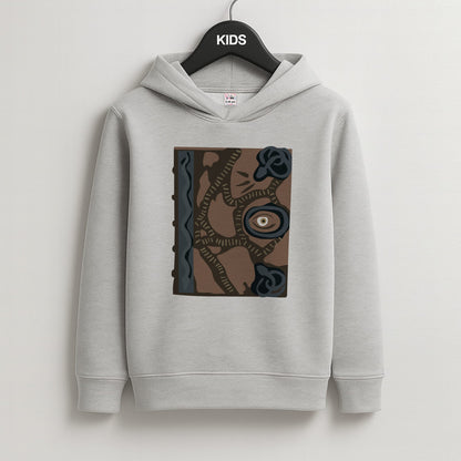 Manual Of Witchcraft - Hocus Pocus Kids Grey Hoodie