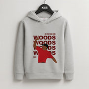Woods Dark Red Kids Hoodie 2