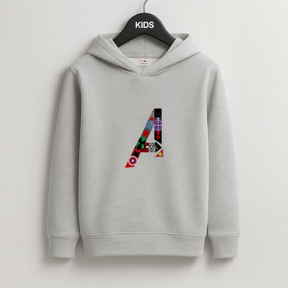 Avengers Logo - Marvel Kids Grey Hoodie