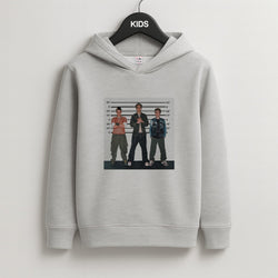 Height Chart - Bust Band Kids Grey Hoodie