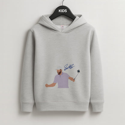 Scheffler Signature Kids Grey Hoodie