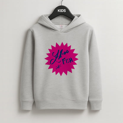 One Pound Fish - British Pop Culture Kids Grey Hoodie