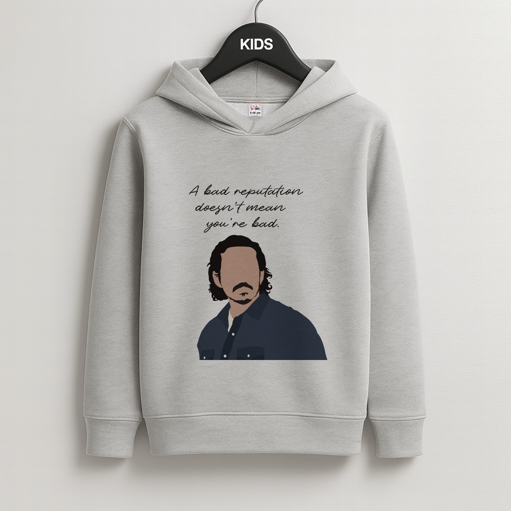 A Bad Reputation Kids Grey Hoodie