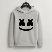 Black And White Helmet In Space  Kids Hoodie 2