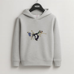 Tug Of War Kids Grey Hoodie