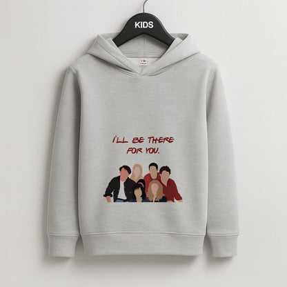 I'll Be There For You Cast Kids Grey Hoodie