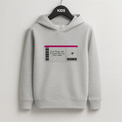 Buy Plane Tickets - Travel Kids Hoodie
