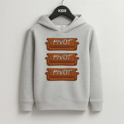 Sitcom Couches Pivot  Kids Grey Hoodie