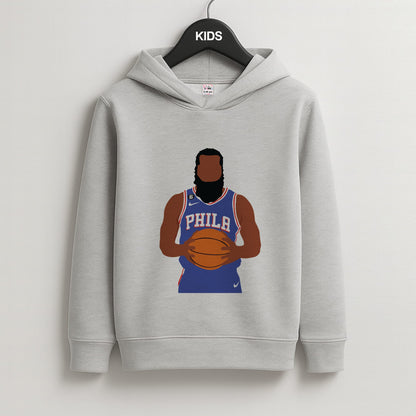 Harden - Basketball Kids Grey Hoodie