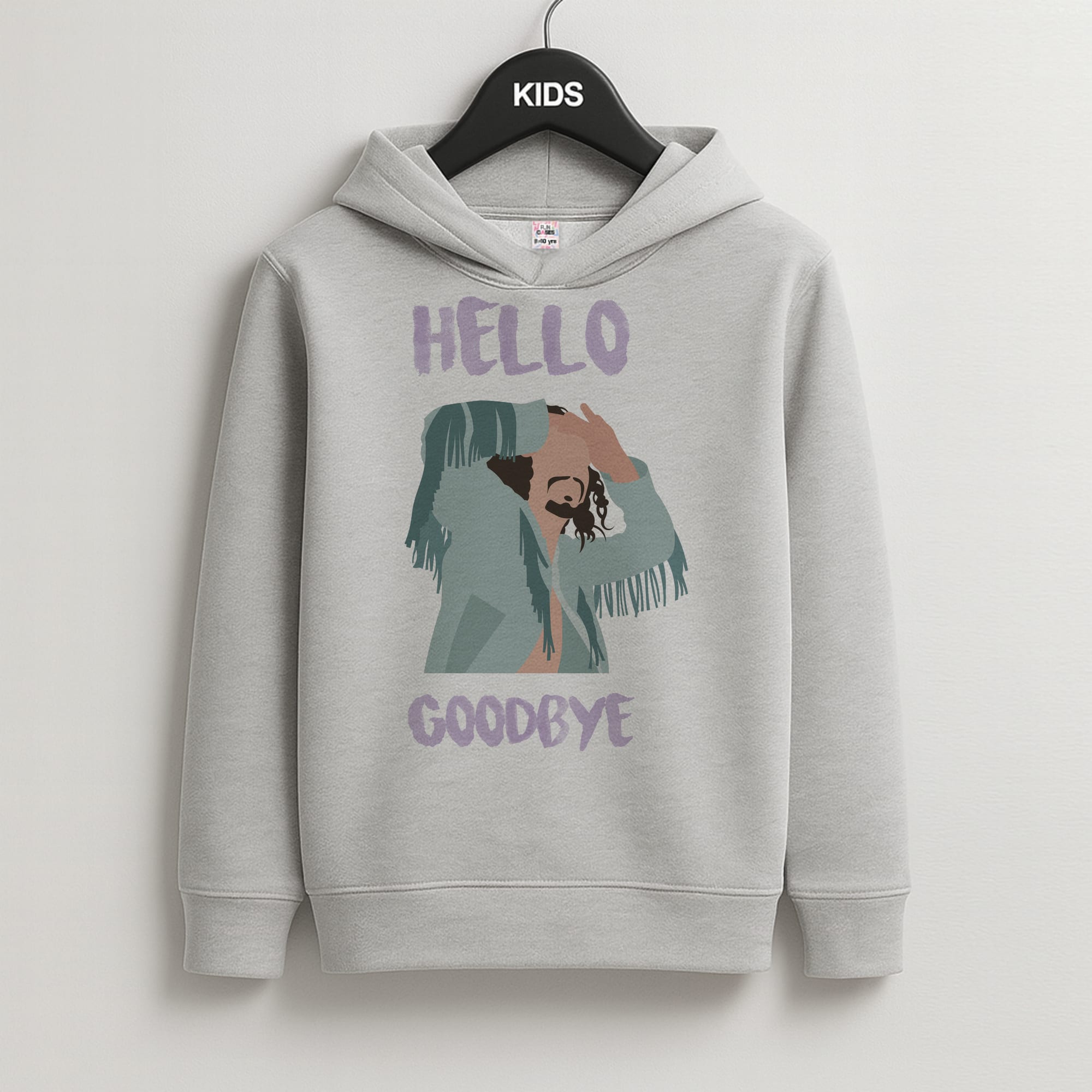 Hello Goodbye Kids Grey Hoodie