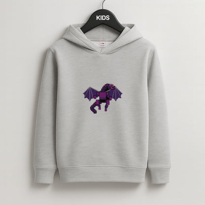 Ender Dragon Kids Grey Hoodie