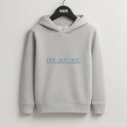 Dot, Dot, Dot Kids Grey Hoodie