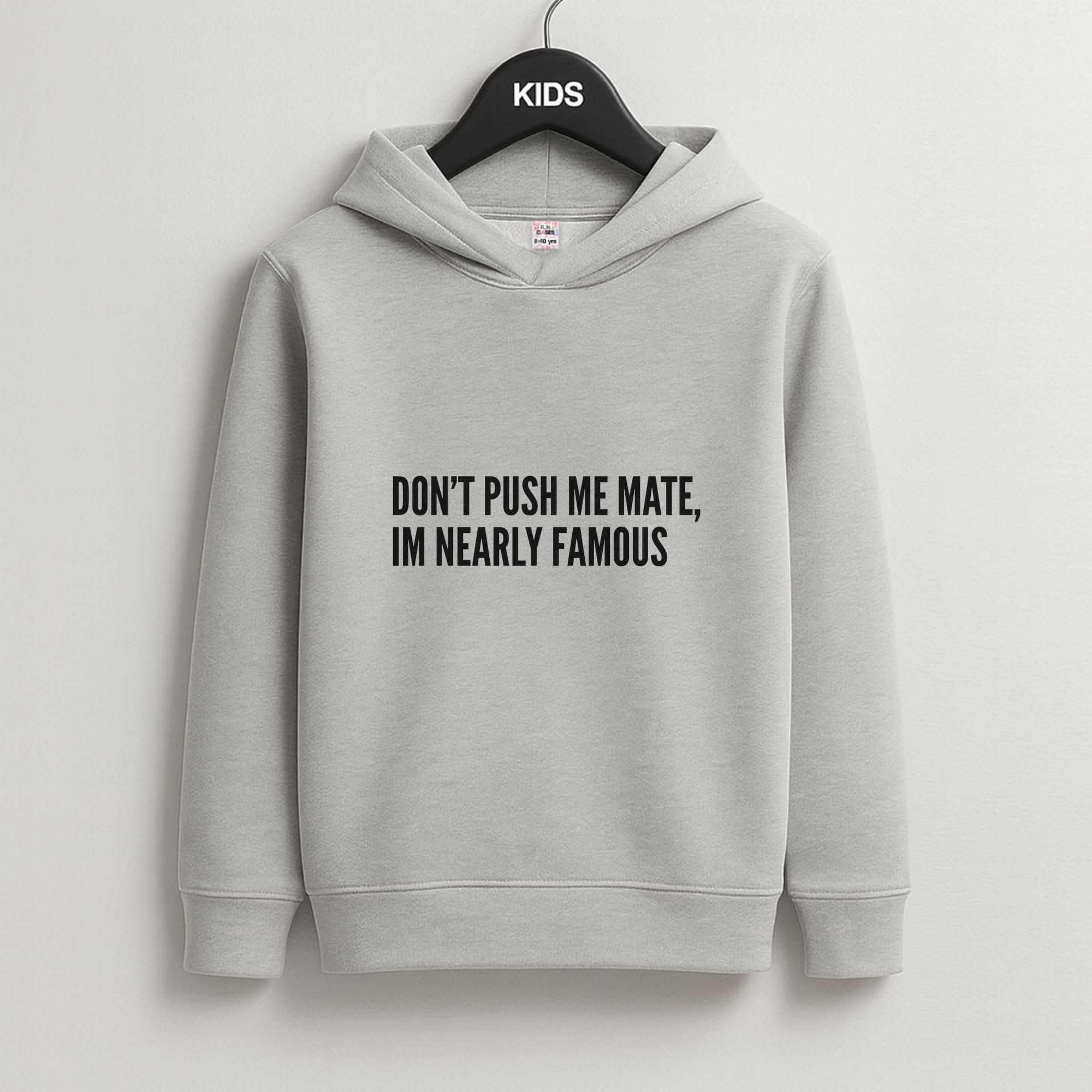 Grey Kids Hoodie