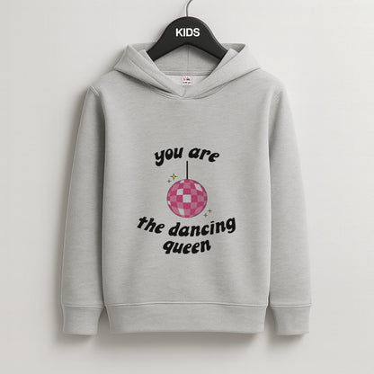 Dancing Queen Kids Grey Hoodie