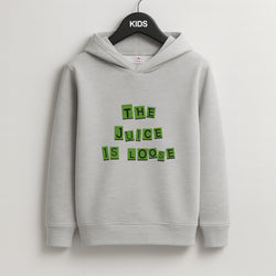 The Juice Is Loose Kids Grey Hoodie