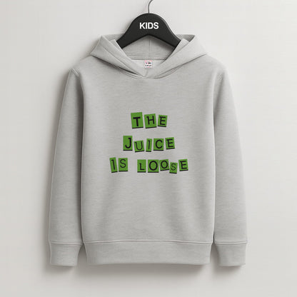 The Juice Is Loose Kids Grey Hoodie