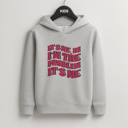 I'm The Problem It's Me - Taylor Kids Grey Hoodie