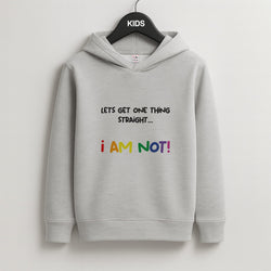 I Am Not - Pride Kids Grey Hoodie