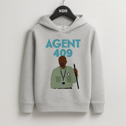Agent 409 Kids Grey Hoodie